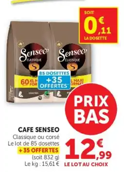 Hyper U Senseo Cafe offre