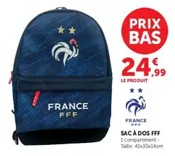 Hyper U FFF SAC À DOS FFF offre