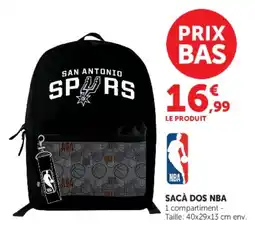 Hyper U NBA SACÀ DOS NBA offre