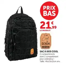 Hyper U I'am Coöl in DENIM SAC À DOS COOL offre