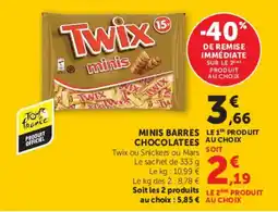 Hyper U Twix minis offre