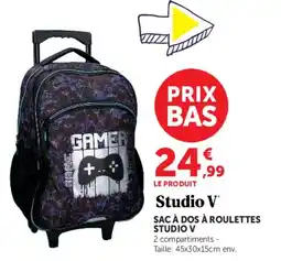 Hyper U Studio V SAC À DOS À ROULETTES offre