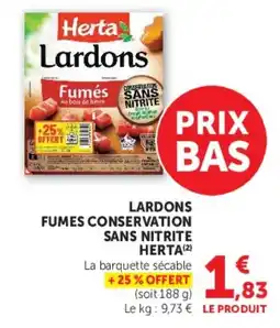Hyper U Herta Lardons offre