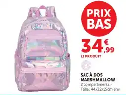 Hyper U MARSHMALLOW SAC À DOS offre
