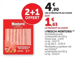 U Express Montorsi Mortadelle de poulet offre