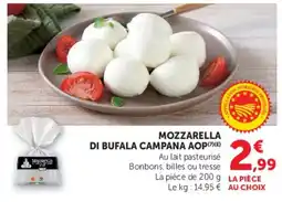 U Express Mozzarella di Bufala Campana AOP offre