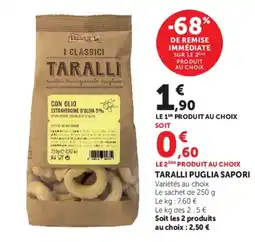 U Express Taralli Puglia Sapori offre
