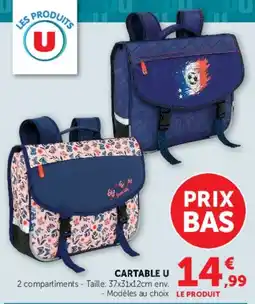Hyper U LES PRODUITS U CARTABLE U offre