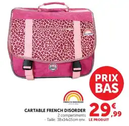 Hyper U FRENCH DISORDER CARTABLE offre