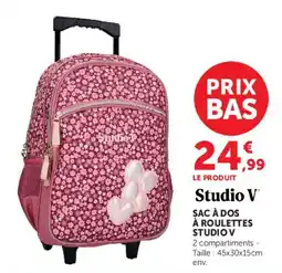 Hyper U Studio V SAC À DOS À ROULETTES offre