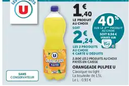 Super U Orangeade U offre