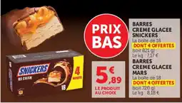 Hyper U SNICKERS ICE CREAM offre
