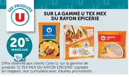 U Express U Tortillas Nachos Salées offre