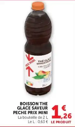 U Express THE GLACE BOISSON SAVEUR PECHE offre