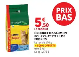 Hyper U Friskies Croquettes saumon offre
