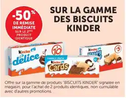 U Express Kinder Biscuits offre