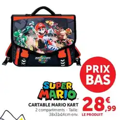 Hyper U SUPER MARIO CARTABLE MARIO KART offre