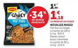 Hyper U Maggi Saucy Noodles Pad Thai offre