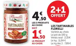 Super U Florelli Tartinable offre