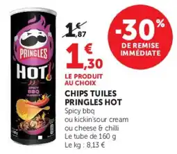 U Express Pringles Chips Tuiles Hot offre
