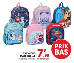 Hyper U SAC À DOS MATERNELLE offre