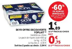 U Express SKYR YOPLAIT offre