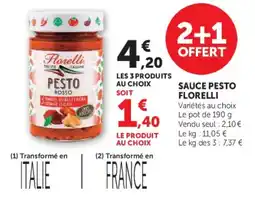 Hyper U Florelli Pesto Rosso offre