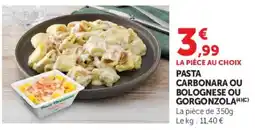 Super U Pasta Carbonara offre