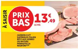 Super U Primastella Jambon Cuit offre