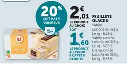 U Express U Feuilleté Glace offre
