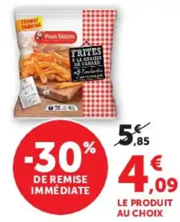 U Express Pom Bistro Frites à la grillade de canard offre