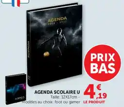 Hyper U AGENDA SCOLAIRE U offre