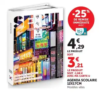 Hyper U Agenda Scolaire offre