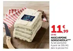 Super U MASCARPONE GORGONZOLA offre