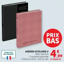 Hyper U AGENDA SCOLAIRE U offre