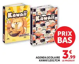 Hyper U KAWAII Agenda scolaire offre