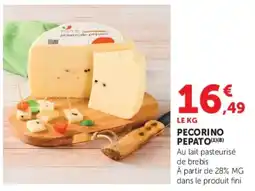 Hyper U VIVALDI PECORINO PEPATO offre