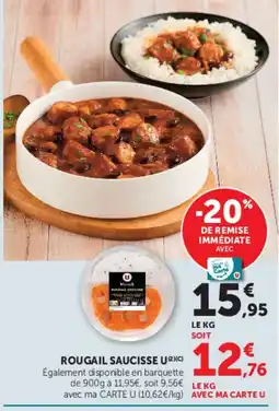 Hyper U ROUGAIL SAUCISSE U offre