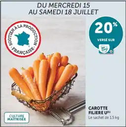 Hyper U U Carotte filiere offre