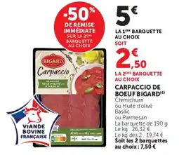 Hyper U Bigard Carpaccio offre
