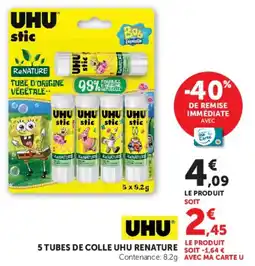 Hyper U UHU stic offre