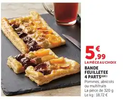 Super U BANDE FEUILLETÉE offre