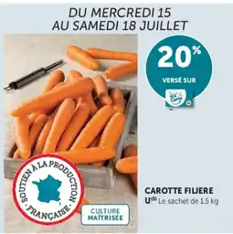Super U U carotte filière offre