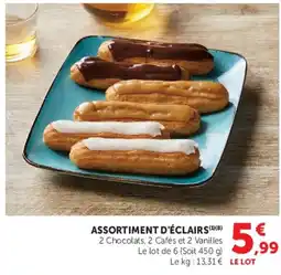 Hyper U ASSORTIMENT D'ÉCLAIRS offre