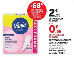Super U VANIA Confort offre