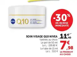 Super U NIVEA Q10 offre