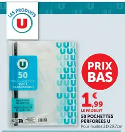 Hyper U U POCHETTES PERFORÉES offre
