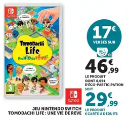 Hyper U Nintendo Switch Tomodachi Life : Une Vie de Rêve offre