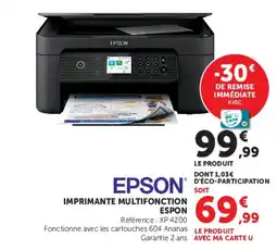 Hyper U EPSON IMPRIMANTE MULTIFONCTION offre