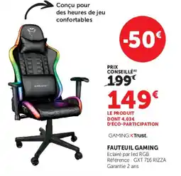 Hyper U Trust Gaming Fauteuil Gaming offre